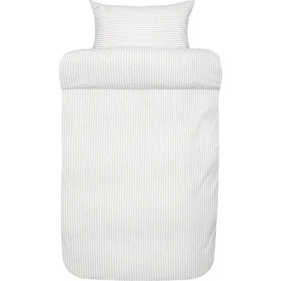 Høie Tor sengetøj 200x220 beige 100% ekstra fin bomuld