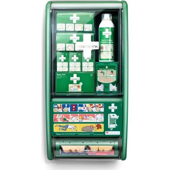 Cederroth Førstehjælpsstation – komplet og tilpasningsbar