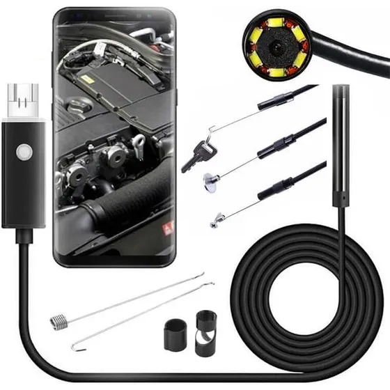 10m LED USB Endoskop Inspektionskamera til Android & PC