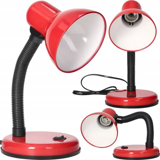 Skrivebordslampe Bøjelig - LED Bordlampe - Red