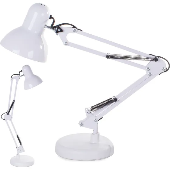 Skrivebordslampe med Arm - Justerbar LED Bordlampe