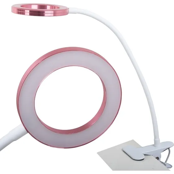 Skrivebordslampe med klemme - 24 LED med justerbar arm