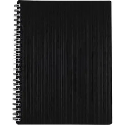 BrightOffice Kollegieblok A4 linjeret 70g 70 ark - sort PP