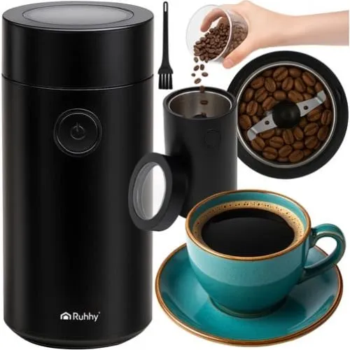 RUHHY Elektrisk Kaffekværn - Præcis maling til friske bønner