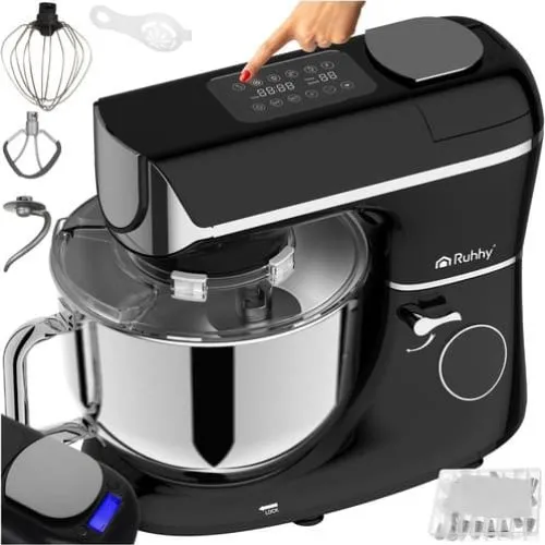 RUHHY Planetarisk Foodprocessor med varme & vægt - 2000W