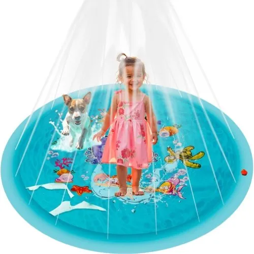 Sprinklermåtte til børn - XL Havmonster Vandleg 165 cm