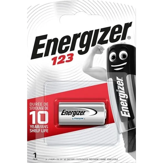 Energizer CR123A Lithium 1500 mAh - 1 stk