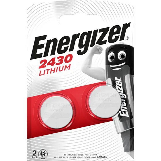 Energizer CR2430 Lithium-knapcelle 3V - 2 stk