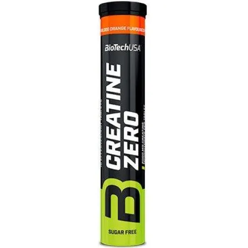 BioTech USA Creatine Zero Brusetabletter - Blodappelsin, 18 stk.