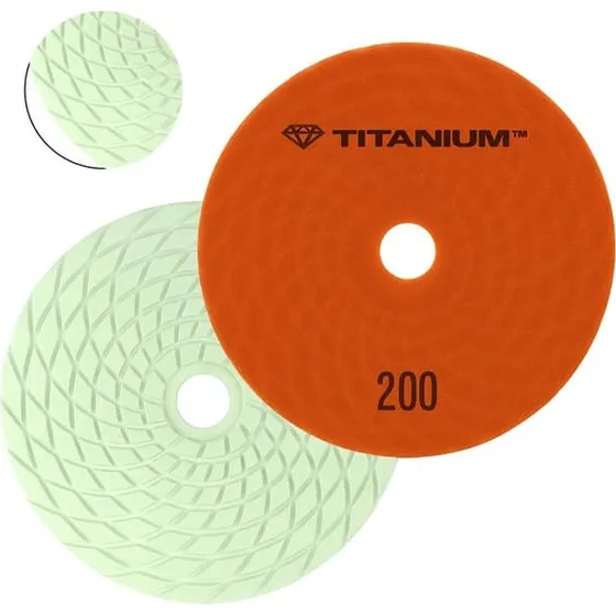 TITANIUM G200 Diamantpoleringsskive 150mm til keramiske fliser