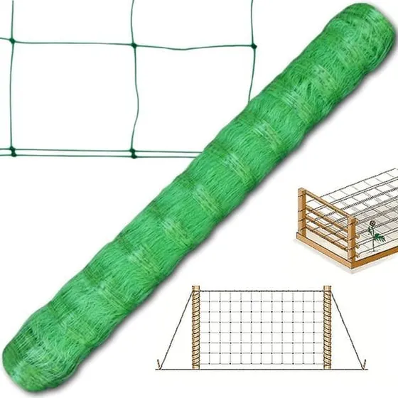 Klatrenet til planter, grøn, 1,5 x 50 m