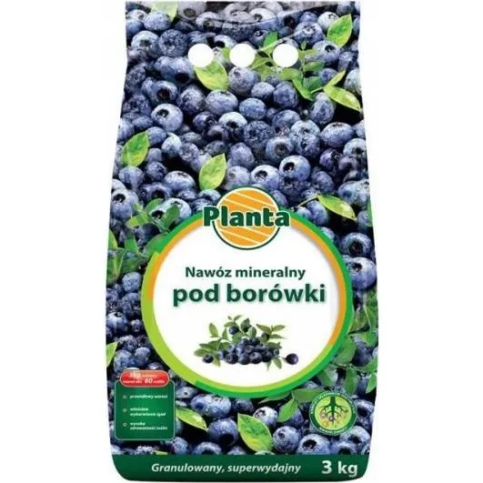 Planta Granuleret Surhedsfremkaldende Gødning til Blåbær, 3 kg