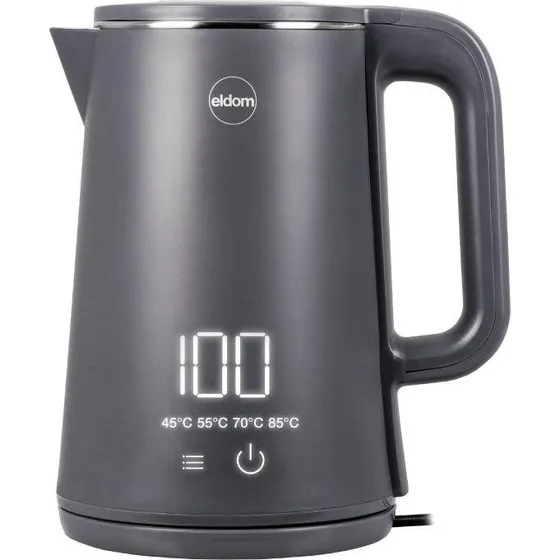 ELDOM C515S Elkedel - Grå, 1,8 l, 2000 W
