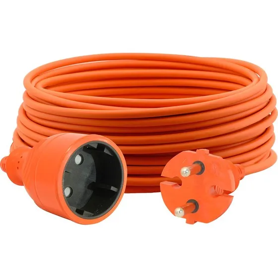 HAVEFORLÆNGERLEDNING 25M H05VV-F 2*1MM VT-410-2501 ORANGE