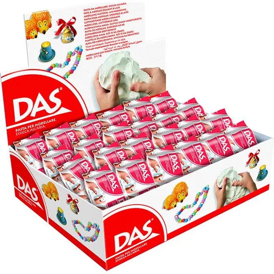 DAS Hvid Modellervoks 24 x 150 g