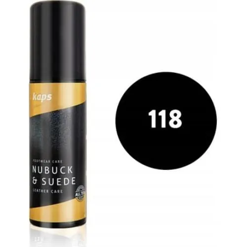 Kaps Nubuck & Suede Nærende Væske - Sort - 75 ml