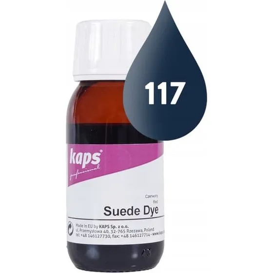 Kaps Suede Dye Specialistfarve til Ruskind & Nubuck - Marineblå 50 ml