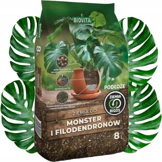 Bigos Professionel Jord til Monstera og Filodendron 8L