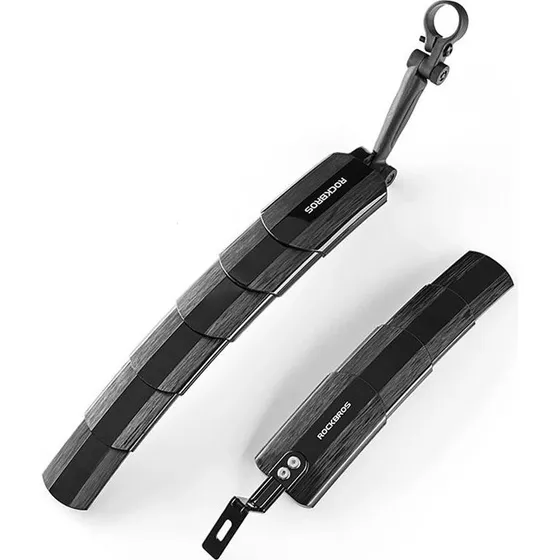 Rockbros FK-810 Foldbart Teleskopisk Cykelskærmsæt - Sort