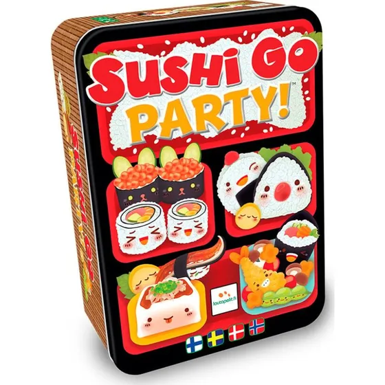 Sushi Go Party! – Nordisk brætspil (op til 8 spillere)