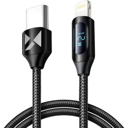 Wozinsky WUCLC1 USB-C til Lightning-kabel, 36W, 1m, Sort