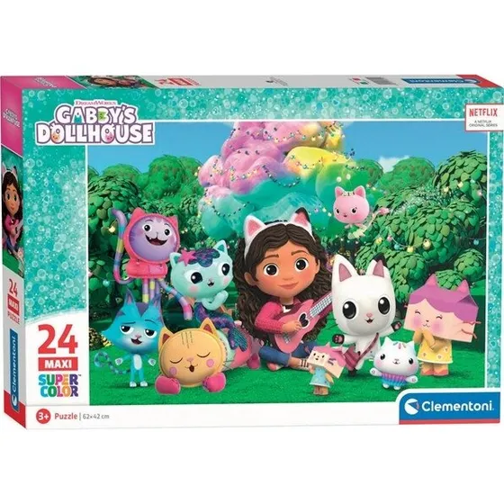 Clementoni Gabby's Dollhouse Maxi-puslespil 24 brikker