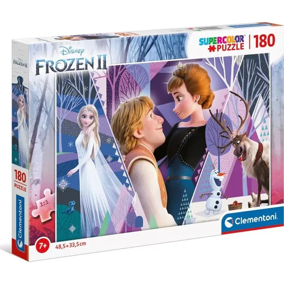 Clementoni Frozen 2 Puslespil 180 brikker - Super Color