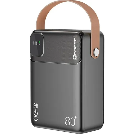 Tracer PRIME-V8 80000 mAh Powerbank - Sort