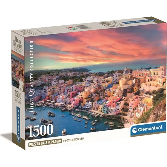 Clementoni Procida Island 1500 brikker – High Quality