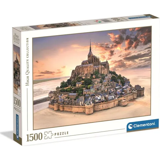 Clementoni Mont Saint-Michel 1500 brikker - High Quality