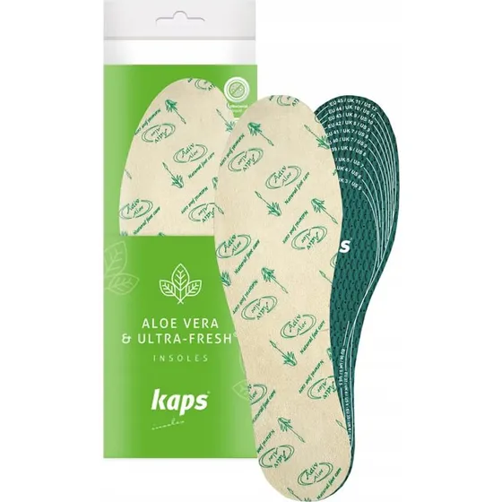Kaps Aloe Vera Ultra Fresh hygiejniske skoindlæg