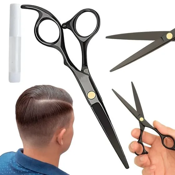 Professionel Frisørsaks 17 cm - Sort