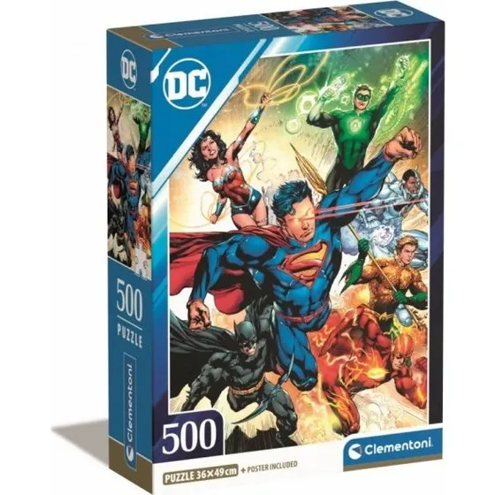 Clementoni Justice League puslespil 500 brikker