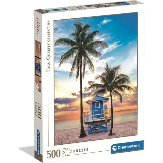 Clementoni 500 brikker – Kunst & Miami Beach
