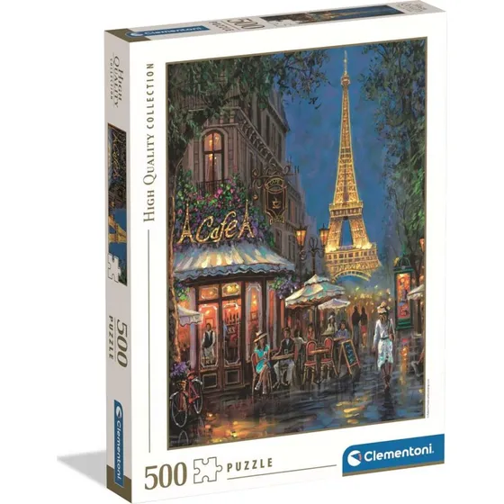 Clementoni Puslespil 500 brikker – Eiffel Tower Night