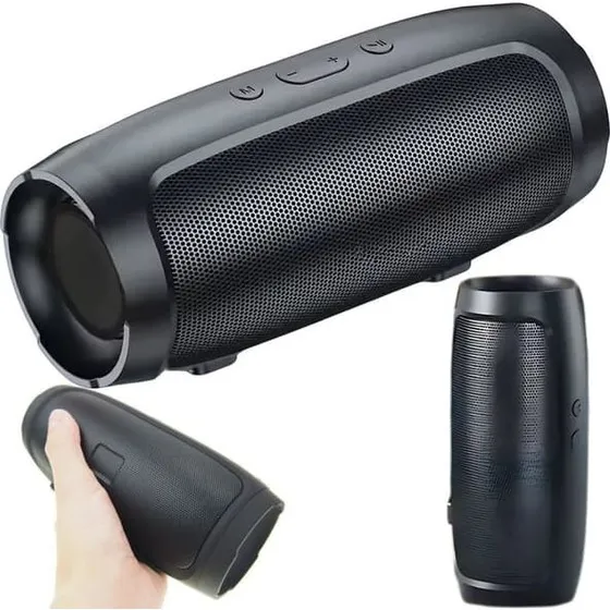 Trådløs Bluetooth Mini Boombox med USB, MicroSD og FM-radio