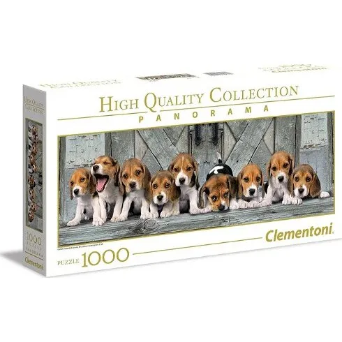 Clementoni 1000 br. Panorama-puslespil – Beagles