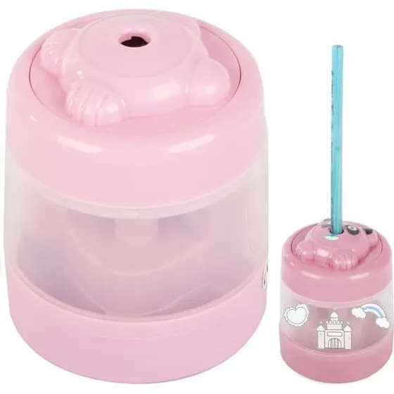 Elektrisk Blyantspidser - Genopladelig - Pink