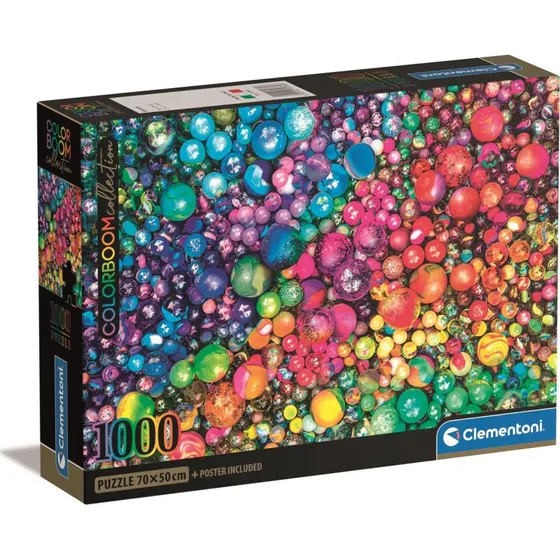 Clementoni Colourbloom Marbles – 1000 brikker