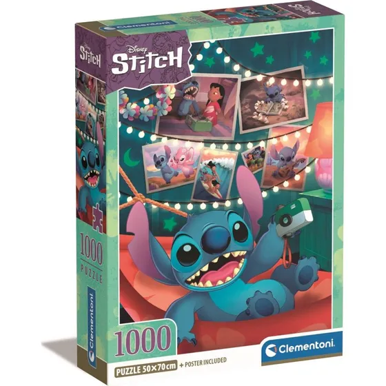Clementoni Disney Stitch Puslespil 1000 brikker