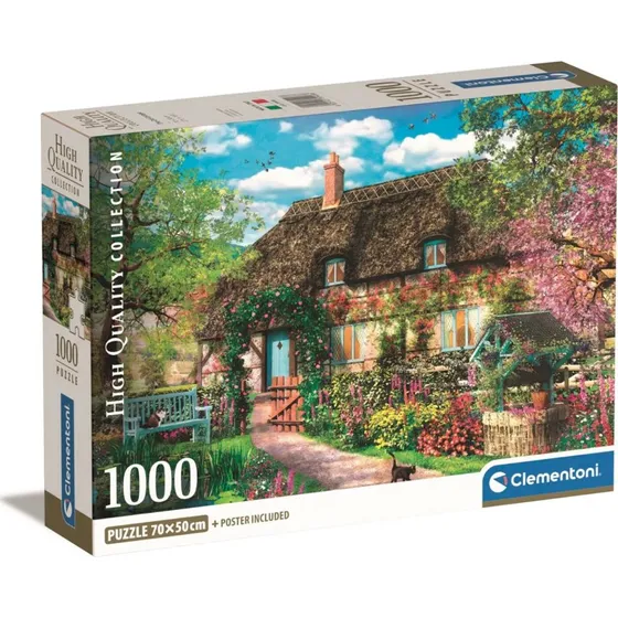 Clementoni The Old Cottage - 1000 brikker (High Quality)