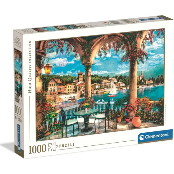 Clementoni 1000 brikker - Balcony View of Lake Como