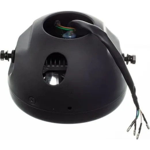 TopX Universal Rund LED Motorcykellygte 18cm med 4-benet beslag