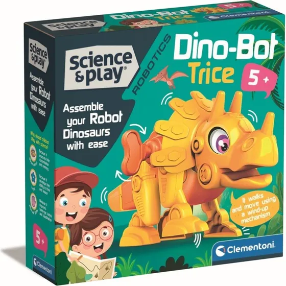 Clementoni Triceratops Dino-Bot Robot Samlesæt