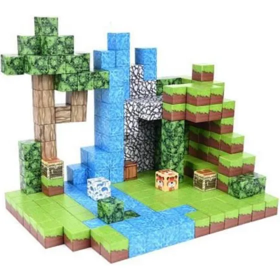 Minecraft Magnetiske Klodser Terninger 220 stk. Model 020