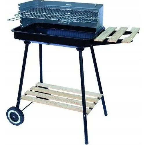 Master Grill MG905 Rektangulær Kulgrill med sidehylde