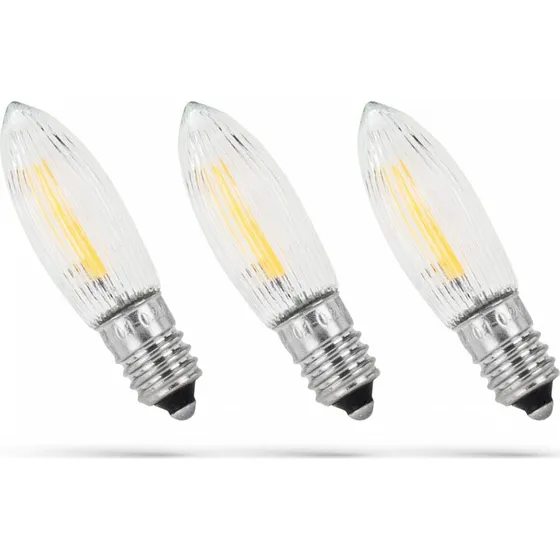 Spectrum E-10 LED Julepære, 0,2W, 2200K Ekstra Varm