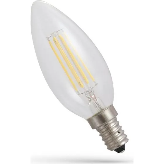 Spectrum 6W LED Pære C35 E14 - 1800K Ekstra Varm Hvid