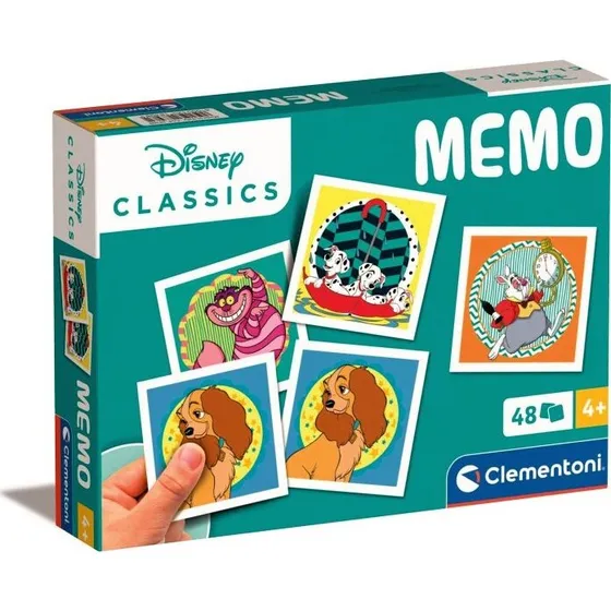 Clementoni Disney Classics Vendespil – Memo 48 kort