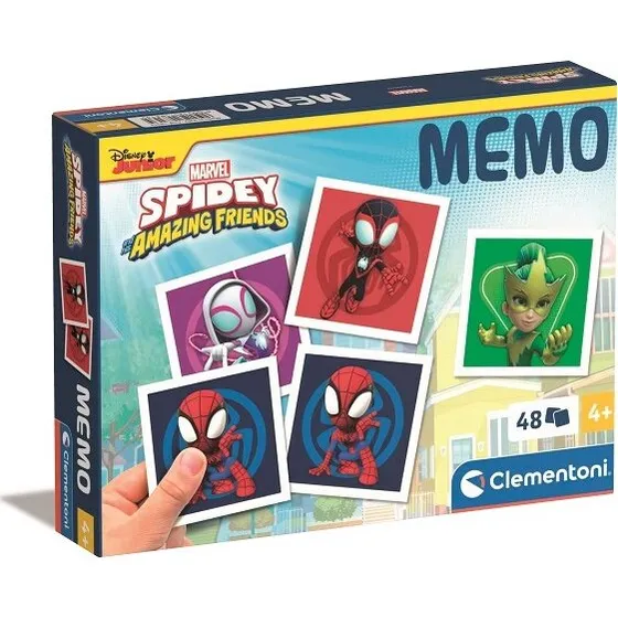 Clementoni Spidey Memo - Vendespil 48 kort